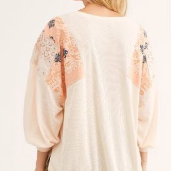 Free People Feelin' It Patch Long Sleeve Shirt - Picture 2 of 13